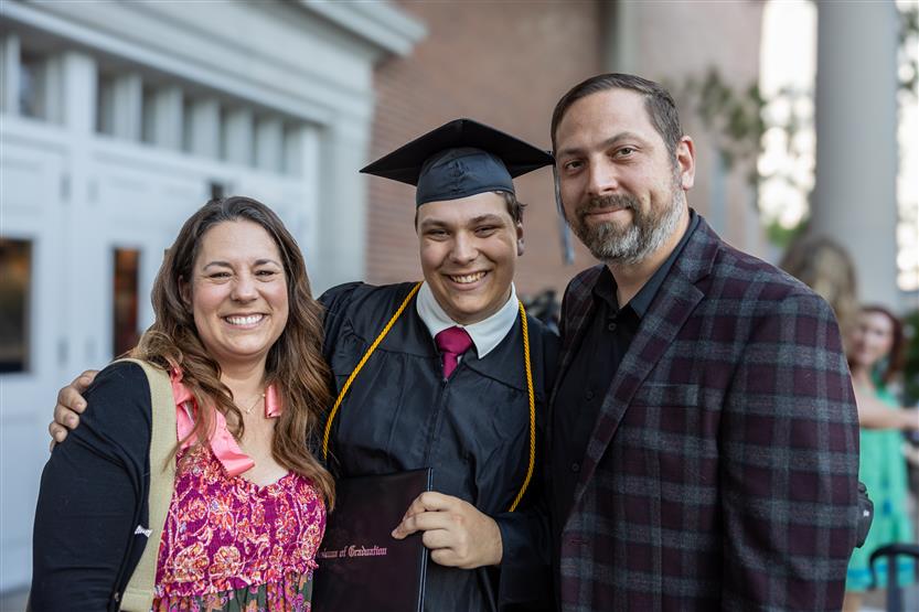 Students celebrate graduating